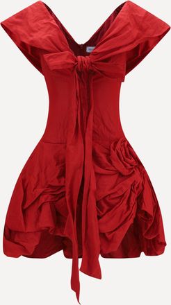 Magda Butrym Draped shawl-collar midi Dress Female 34