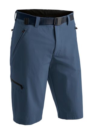 Maier Sports Bermudas MAIER SPORTS Nil Bermuda, Herren, Gr. 48, Normalgr&ouml;ssen, blau (jeansblau), 90% Polyamid, 10% Elasthan, Hosen Bermudas, kurze Herren Wanderhos