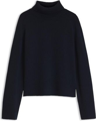 BOSS Relaxed-fit turtleneck sweater in cashmere with raglan sleeves