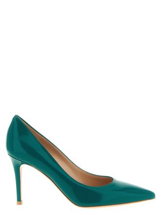 Gianvito Rossi Bicolor Lamb Leather High Heel Womens Pumps