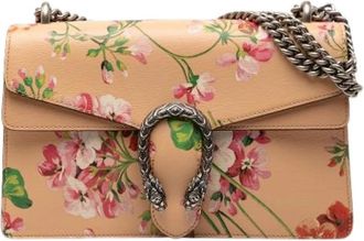 Gucci Pre-owned Dionysus Schoudertas - Dames - Vintage Schoudertas - Beige - ONE Size - Leer - Vintage