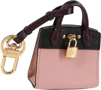 Louis Vuitton Pre-owned Leather Charm - Dames - Vintage Accessoires - Roze - ONE Size - Leer - Vintage
