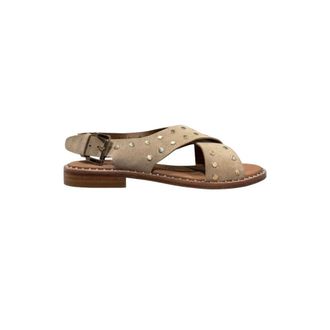Calce Calce, Schoenen, Dames, Beige, 36 EU, Sandalias con tachas
