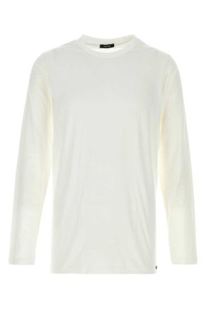 Tom Ford White Stretch Cotton Blend T Shirt