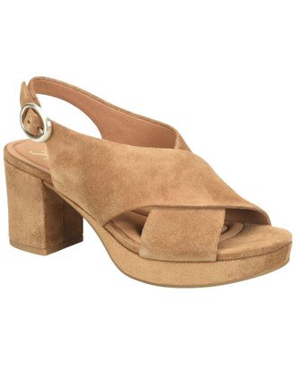 S&ouml;fft Lyric Suede Heeled Sandal