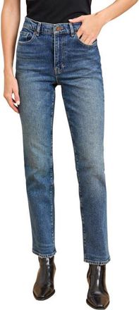 La Ligne Molly Stretch High-Rise Straight Jean in James at Nordstrom, Size 26