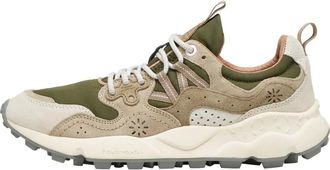 Flower Mountain Suede and fabric sneakers Yamano 3 UNI - unisex - Sneakers - Groen - 40 EU - Su&egrave;de - Schoenen