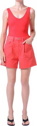 A Gold E Rhoda High Waist Shorts In Carnival