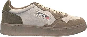 Autry Medaglia Uomo Basso Ts40 Tricolore/Camoscio Giungla/Bianco/Antilop