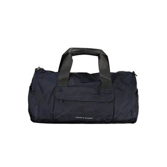 Tommy Hilfiger Tassen, Heren, Zwart, ONE Size, Polyester, Polyester Tas met Verstelbare Schouderriem