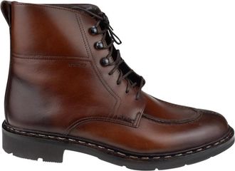 Mephisto Sergio Heritage Leren Enkellaars - Heren - Veterlaarzen - Bruin - 45 EU - Leer - Schoenen