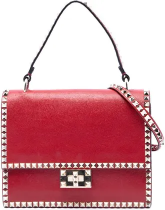 Valentino Pre-owned Valentino Leather Rockstud No Limit Satchel Ladies 8ECPF1O9CAZQLGEP