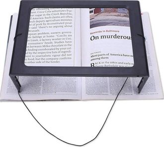 OEM Lupa De Lectura Con 4 Led Iluminados, Para Personas Con Discapacidad Visual, Ancianos Y Para Coser, 270205110 Mm