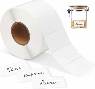 OEM Etiquetas De Direcci&oacute;n De 8x6 Cm, Etiquetas Blancas Autoadhesivas Reutilizables - 1000 Etiquetas