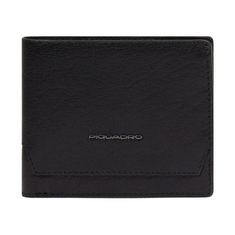 Piquadro Wallets & Cardholders, male, Black, Size: ONE SIZE Wallet with coin pocket