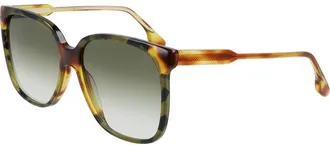 Victoria Beckham VB610SCB225 Tortoiseshell Acetate Sunglasses - Brown