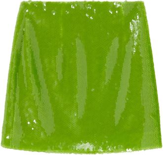 16Arlington Minigonna Este con paillettes - Verde