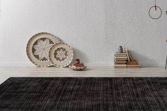 Padiro Teppich »Bridget 125« rechteckig 10 mm Höhe Kurzflor, Hoch-Tief-Struktur mit Vintage Look