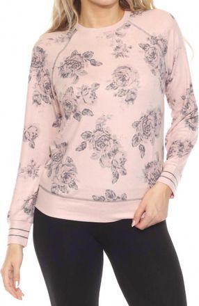 PJ Salvage Womens La Vie En Rose Top In Pink Clay