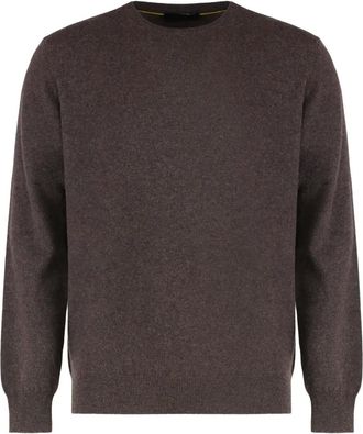 Moorer Maglione Orviet-ODD girocollo - Marrone