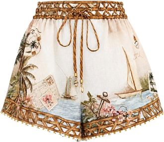 Zimmermann Mahon Relaxed Short - - Shorts - Donna - Multicolore - S