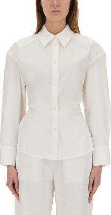 Moschino White Tailored Solid Shirt