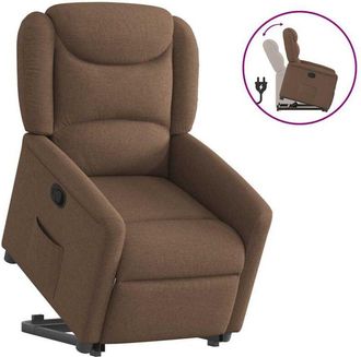 vidaXL Vidaxl - Sill&oacute;n Reclinable Elevable De Tela Marr&oacute;n