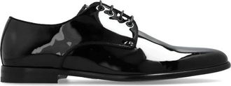 Dolce & Gabbana Leren schoenen - Heren - Nette schoenen - Zwart - 40 EU - Leer - Schoenen