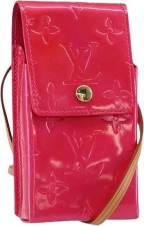 Louis Vuitton Pre-owned Cross Body Bags, female, Pink, Size: ONE SIZE Pre-owned Leather Cross Body Bag