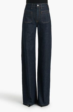 Khaite Delmonico High Waist Wide Leg Jeans in Benson at Nordstrom, Size 30