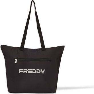 Freddy Borsa shopper in nylon con zip e logo FREDDY gommato