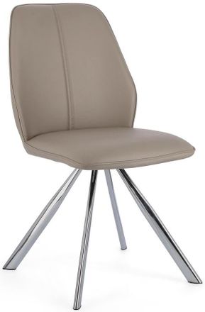 BIZZOTTO Design Stuhl Maxwell - Kunstleder Taupe