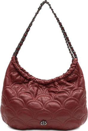 Isla quilted chain shoulder bag - women - Leather - One Size - Red