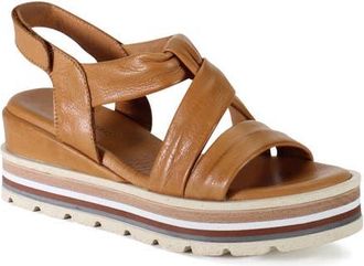 Diba MELLEN CAMP Leather Platform Sandal in Coconut at Nordstrom, Size 38