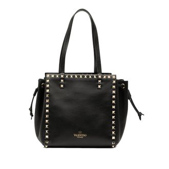Valentino Gegarandeerd leren Rockstud trekkoord tas