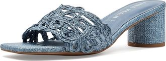 Anne Klein Flores Womens Sandals Blue Raffia : 6.5 M, Synthetic