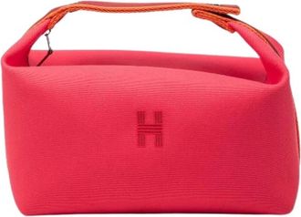 Herm&egrave;s Pre-owned Bride-A-Brac Handtas - Dames - Vintage Handtas - Roze - ONE Size - Vintage