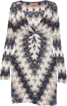 Missoni Korte Jurk - Dames - Korte kleedjes - Veelkleurig - L - Kleedjes