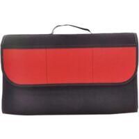 OEM Organizador De Maletero Sollbry, 50 Cm &times; 15 Cm &times; 24 Cm, Bolsa Multifuncional Para Maletero, Almacenamiento Interior Plegable Para Coche, Negro Y Rojo 