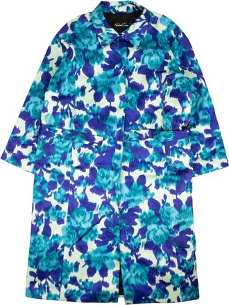 Richard Quinn Moire Multi Print Mac - Blue