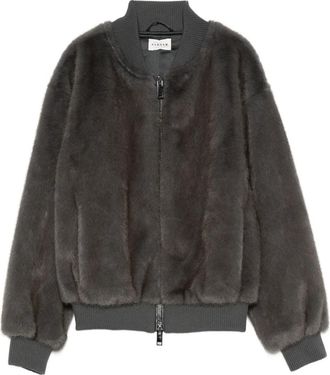 P.A.R.O.S.H. Bomber in pelliccia sintetica - Blu