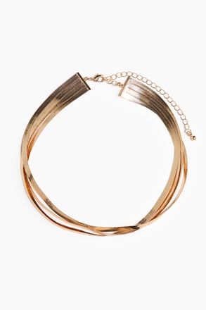 H&M Vierstr&auml;ngige Halskette - Goldfarben