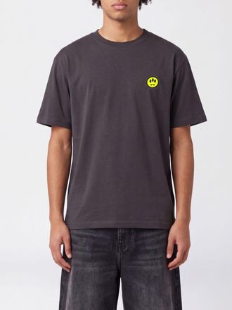 Barrow T-shirt in cotone con logo a contrasto e scollo a girocollo