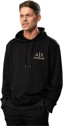 AX ARMANI EXCHANGE Mens Purple Black Zip Up Hooded online Sweater Size M