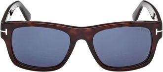 Tom Ford Sunglasses, unisex, Brown, Size: 53 MM Ft1303 Smith Sunglasses