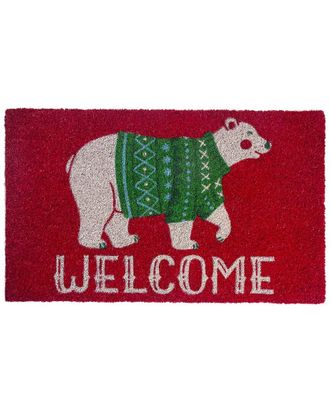 Entryways Polar Welcome Coir Doormat