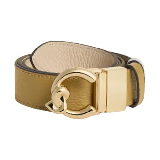 Coccinelle Belts, female, Beige, Size: XL Belt Grained L