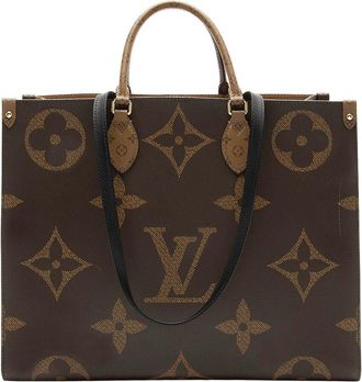 Louis Vuitton Giant Monogram Canvas Onthego Gm Tote (Authentic Pre-Loved)