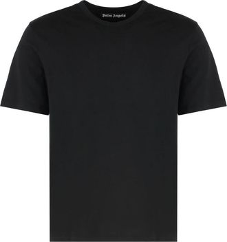 Palm Angels Set van drie katoenen T-shirts - Heren - T-shirts - Zwart - S - Katoen - Tops