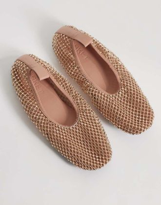 Arket Ballerine decorate beige chiaro-Neutro